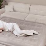 COMBO colchón inflable 2 plazas + 2 almohadas + inflador