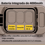 COMBO colchón inflable 2 plazas + 2 almohadas + inflador